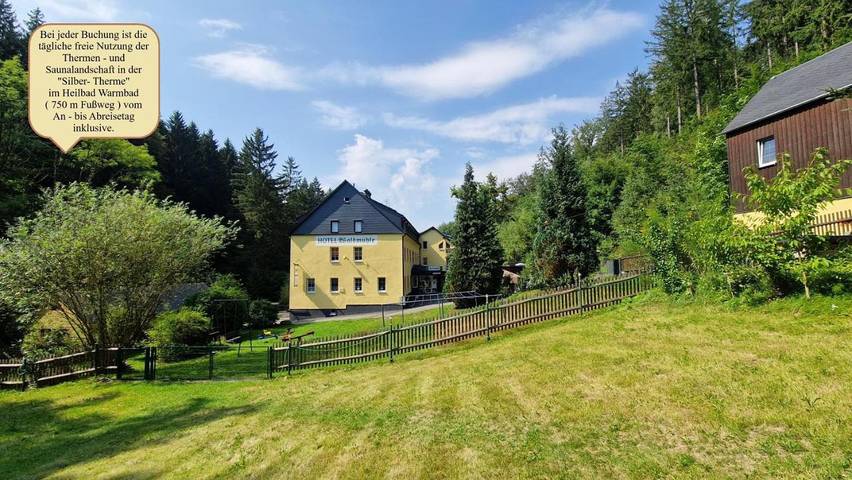 Hôtel pour 3 personnes, avec terrasse et sauna à Wolkenstein (Allemagne) - 2