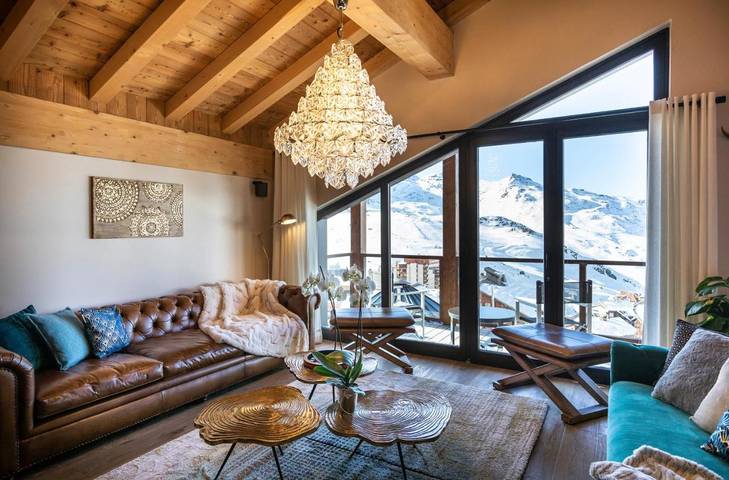 Chalet voor 12 personen, with Balkon and Whirlpool as well as Terras and Sauna in Val Thorens