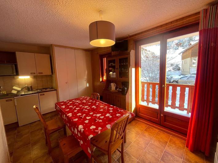 Studio pour 4 personnes, avec balcon/terrasse à Valloire