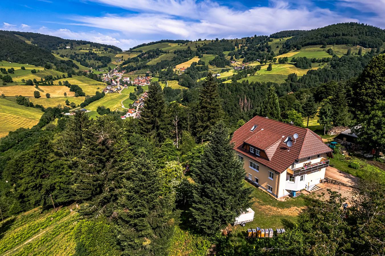 Ganze Ferienwohnung, Feriendomicil Haus Grabenbühl - Ferienwohnung "Toskana" in Wieden, Südschwarzwald