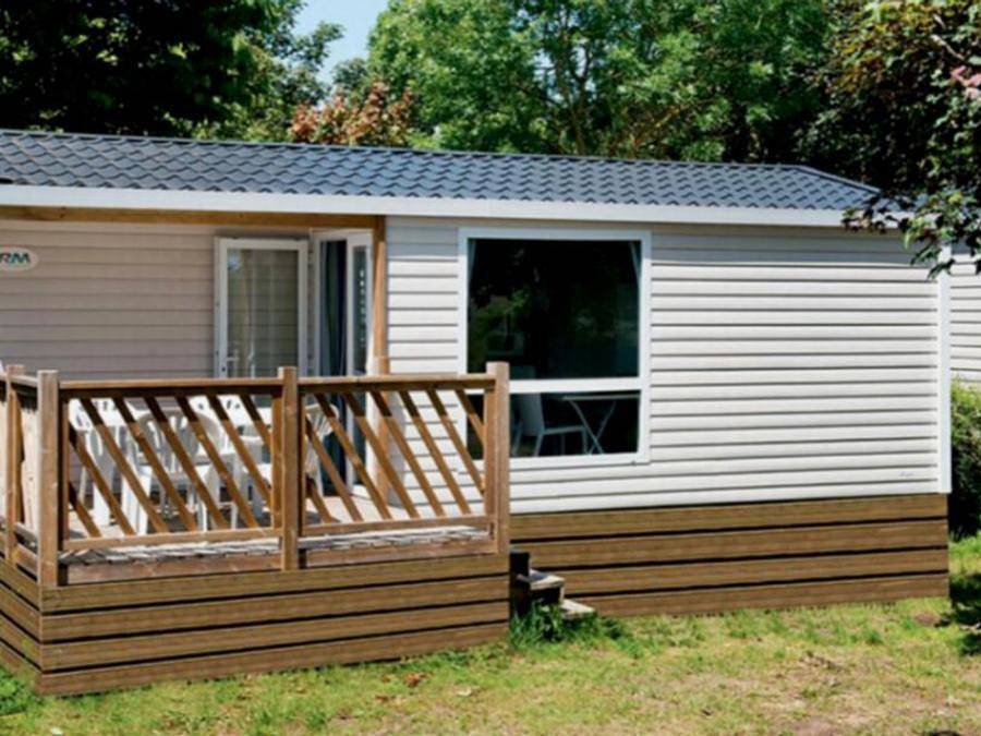 Camping Paradis du Viaduc - Mobilheim 4 personen - Loggia 2 Zimmer 4 Personen in Millau, Parc naturel régional des Grands Causses