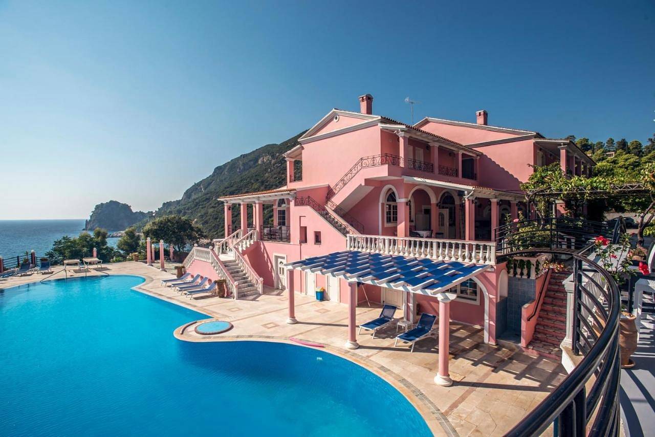 Twin Room with Sea View in Corfou