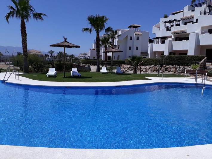 Ferienwohnung für 4 Personen, mit Pool und Ausblick sowie Terrasse in Vera