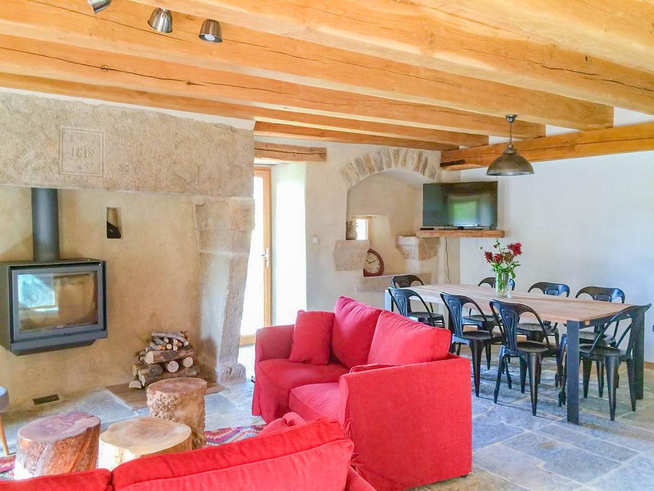 Gîte für 6 Personen mit Terrasse in Cevennen