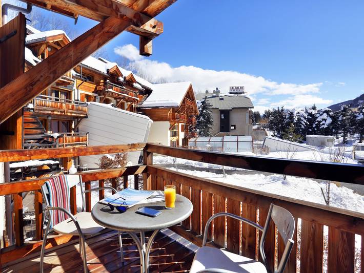 Appartement de vacances pour 5 personnes, avec sauna et jardin dans Serre Chevalier