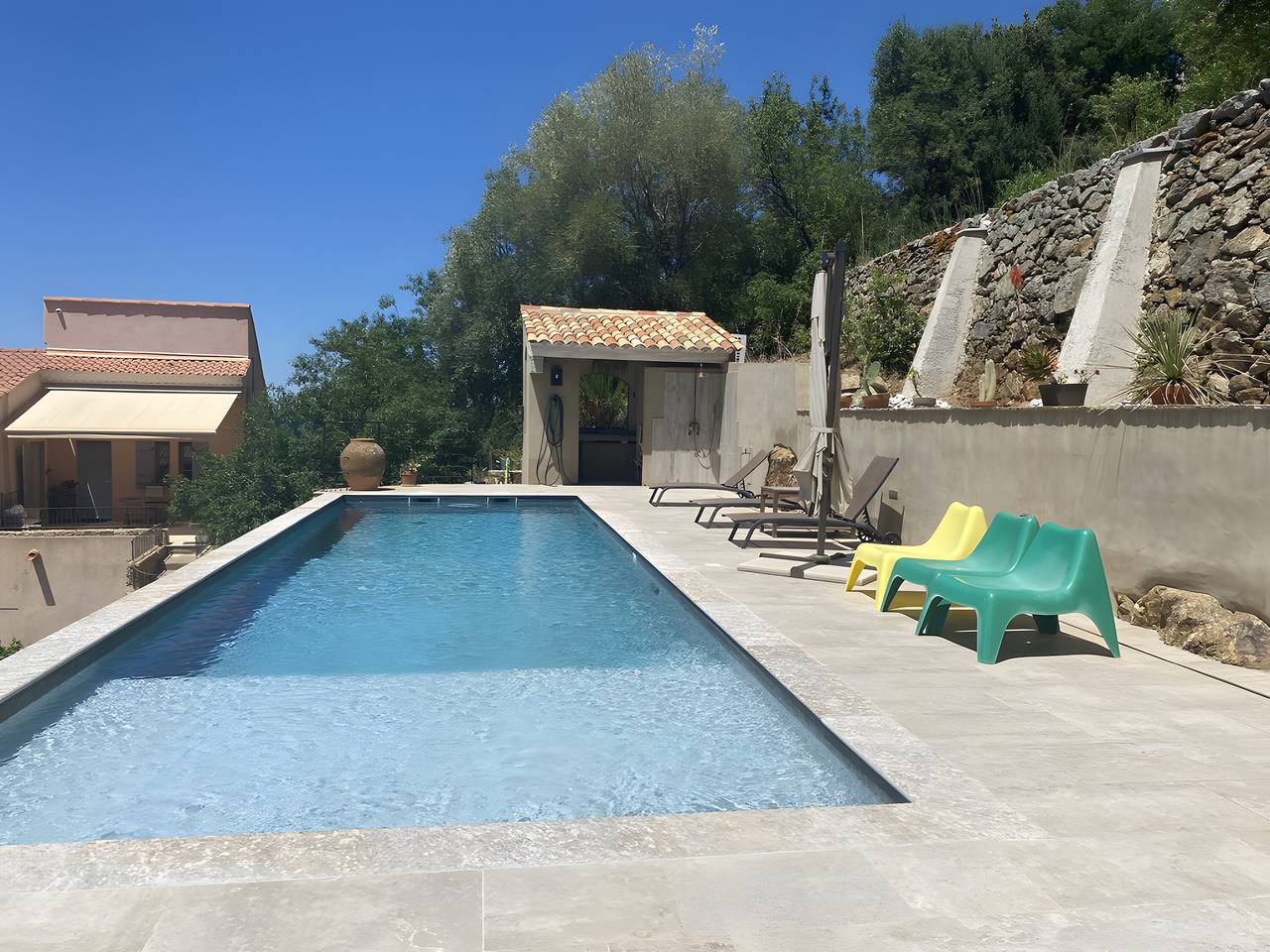 Casa Vacacional 'In Chiusella Piscine De Rêve' con Vistas al Mar, Wi-Fi y Aire Acondicionado in Belgodère, Region de Calvi