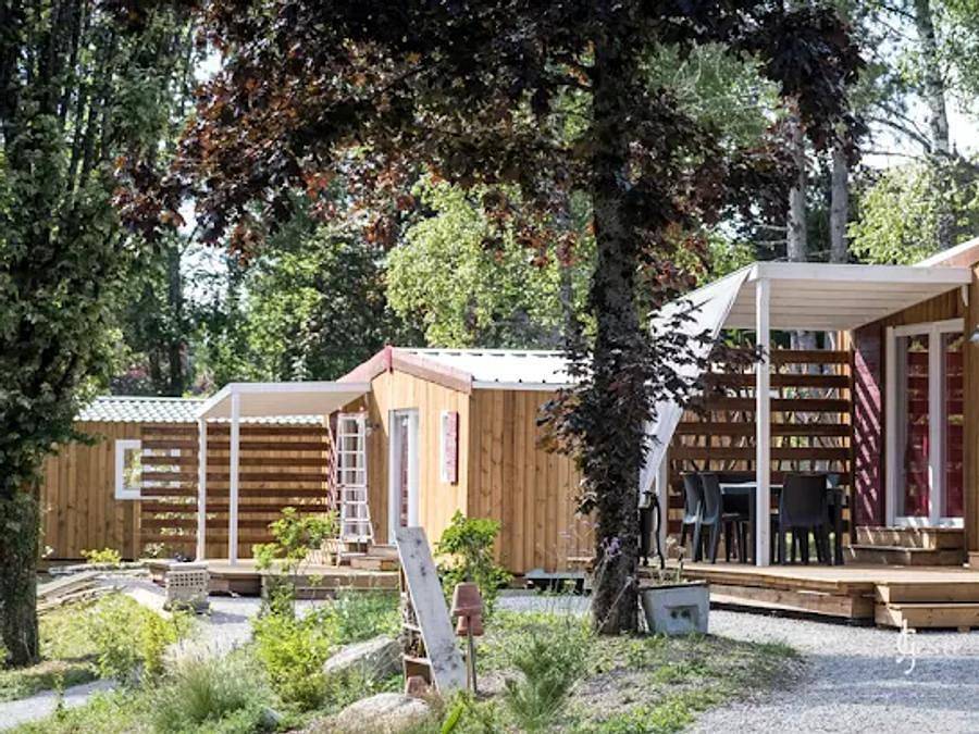 Camping de Boyse - Mobile home 8 persons - 4-bedroom Tribu cabin in Champagnole, Jura