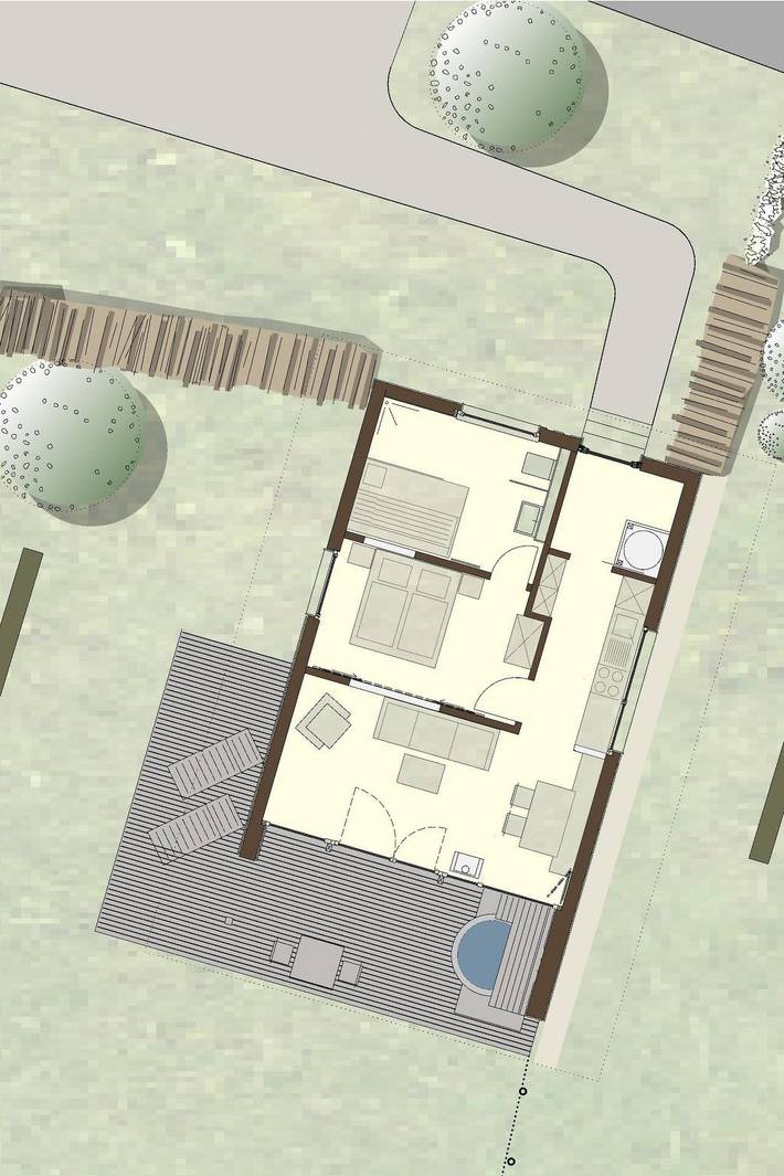 Ferienhaus für 2 Personen, mit Balkon und Terrasse sowie Sauna in Regen (Ostbayern) - 2