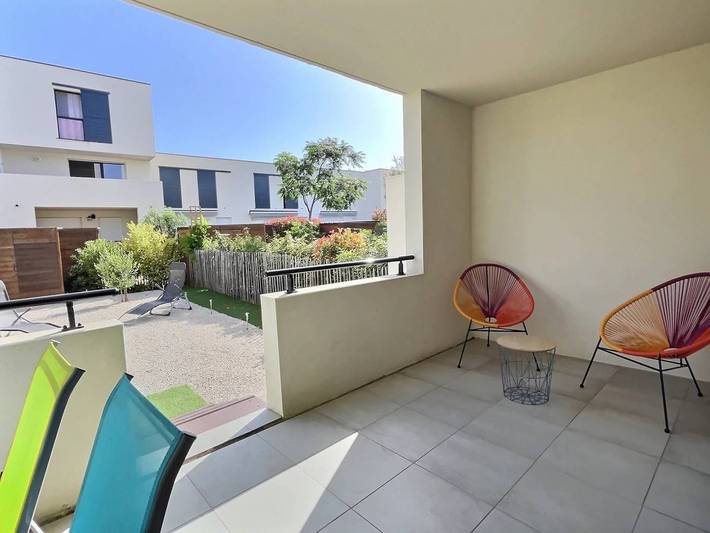 Ganze Ferienwohnung, Ferienwohnung für 4 Personen mit Terrasse in Sérignan, Mittelmeerküste (Frankreich)