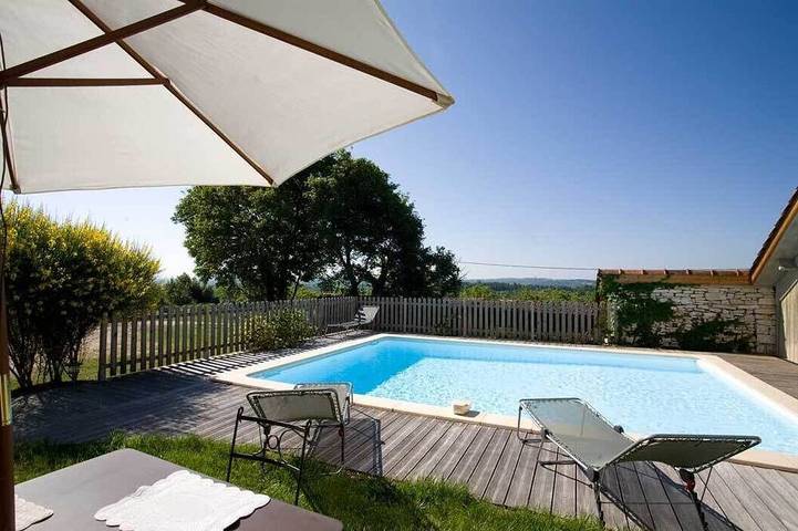 Location de vacances pour 4 personnes, avec Terrasse et Jardin à Daglan