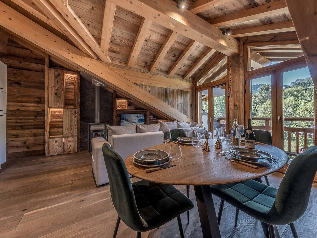 Ganze Wohnung, Duplex Ski in/out 5 Pers, 2 Zi, 3 Bäder, Balkon, Wifi - Courchevel 1650 in Courchevel 1650 (Moriond), Saint-Bon-Tarentaise