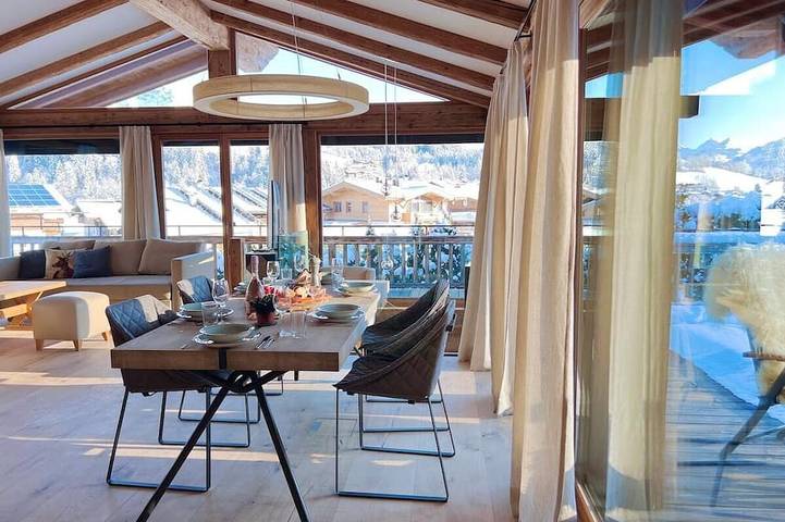 Chalet für 8 Personen, mit Sauna und Garten sowie Pool und Terrasse, mit Haustier - 1