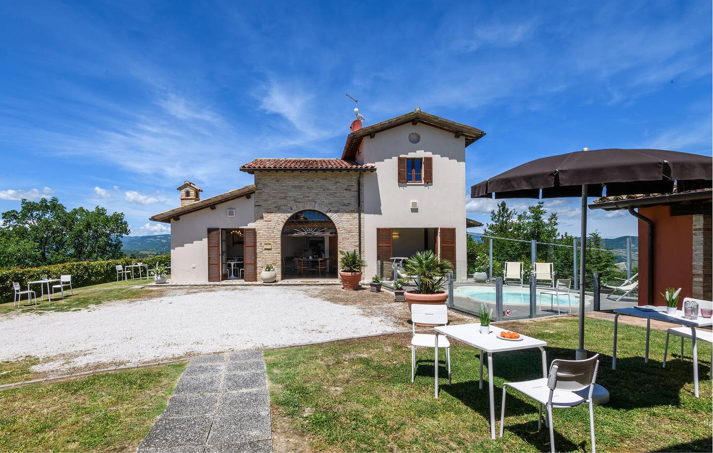 Casa de férias para 7 pessoas com terraço in Sant'Angelo in Vado, Valle del Metauro
