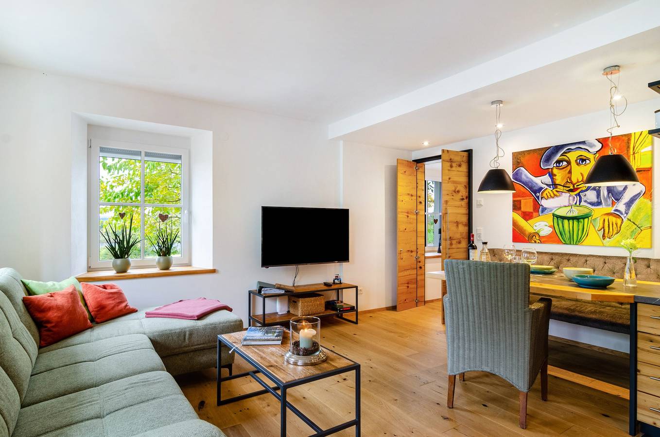 Ganze Wohnung, Ferienwohnung 'Gästehaus Wüpping 1' mit gemeinsamer Terrasse, gemeinsamem Garten und Wlan in Salem, Region Bodensee-Oberschwaben