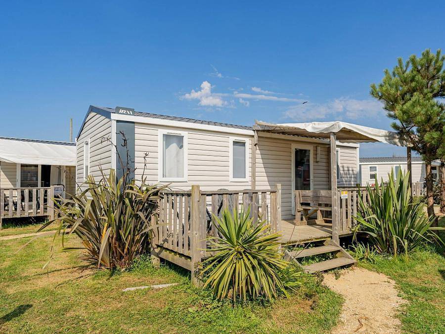 Camping Friese Meren - Mobilheim 5 personen - Comfort | 2 Schlafz. | 5 Pers. | Erhöhte Terrasse in Ijsselmeer