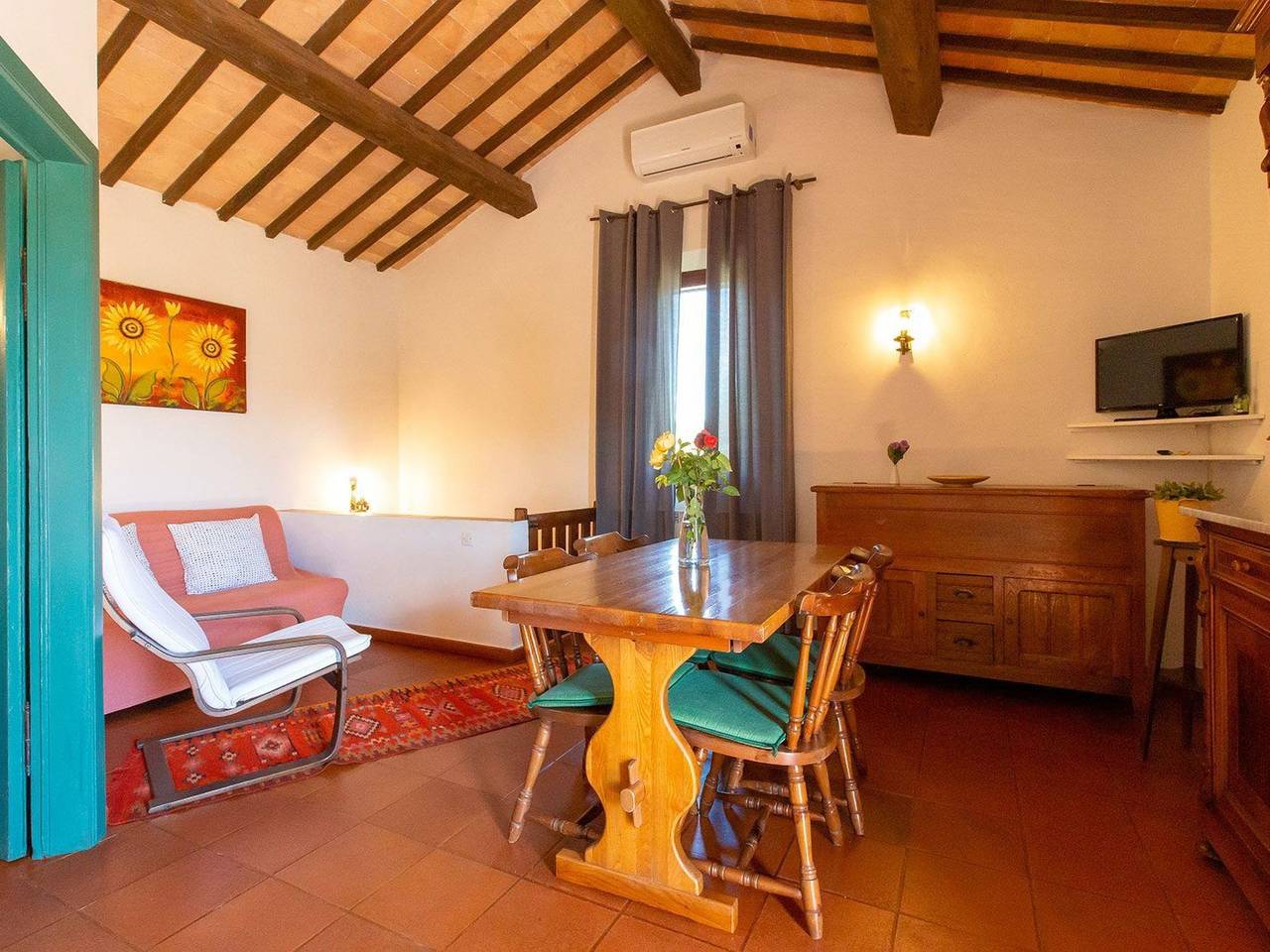 Ganze Wohnung, 2-Schlafzimmer-Wohnung in Chiusi, Chianti