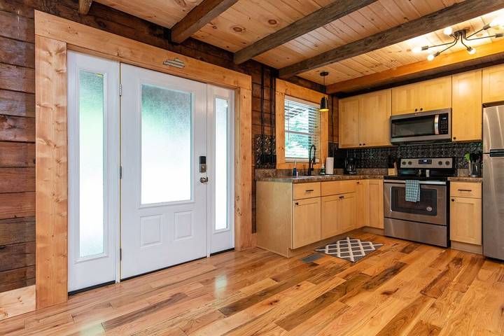 Blockhütte für 7 Personen, mit Balkon/Terrasse, mit Haustier - 1