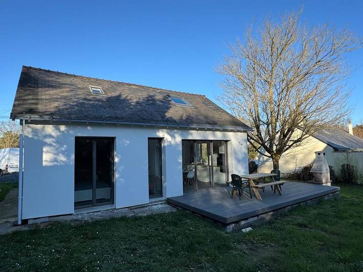 Location de vacances pour 6 personnes, avec jardin dans Plage de Pont-Mahé