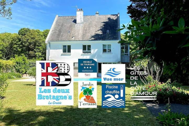 Location de vacances pour 10 personnes, avec jardin à Le Croisic