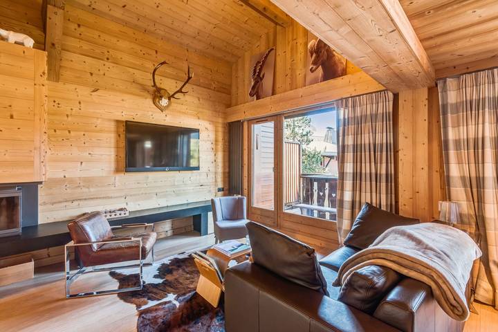 Chalet pour 8 personnes, avec piscine et balcon à Megève - 2