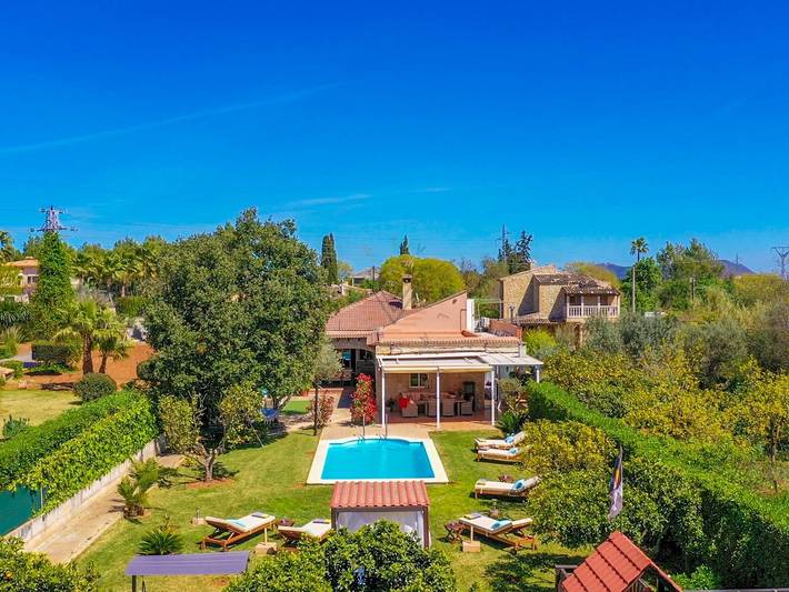 Finca Alegre, Ferienhaus mit Garte und Pool, Lloseta, Mallorca in Lloseta, Mallorca Inselmitte
