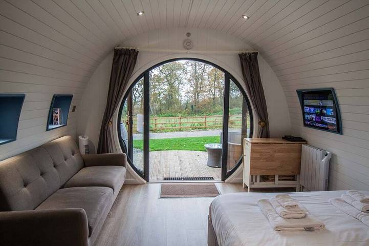 Glamping for 4 people, with terrace in North York Moors National Park