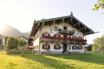 Ferienwohnung für 4 Personen, mit Sauna und Garten, mit Haustier im Chiemgau
