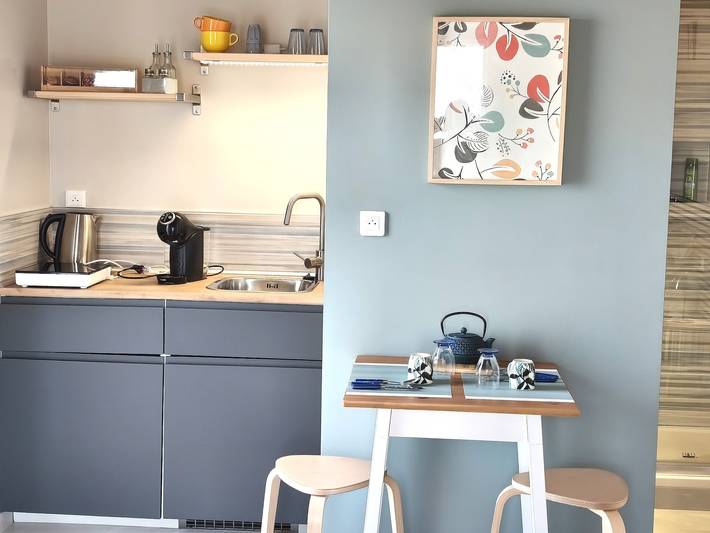 Ganzes Studio, Studio „Unabhängiges Zimmer, privates Bad“ mit privater Terrasse, Wlan und Klimaanlage in Saulcet, Allier