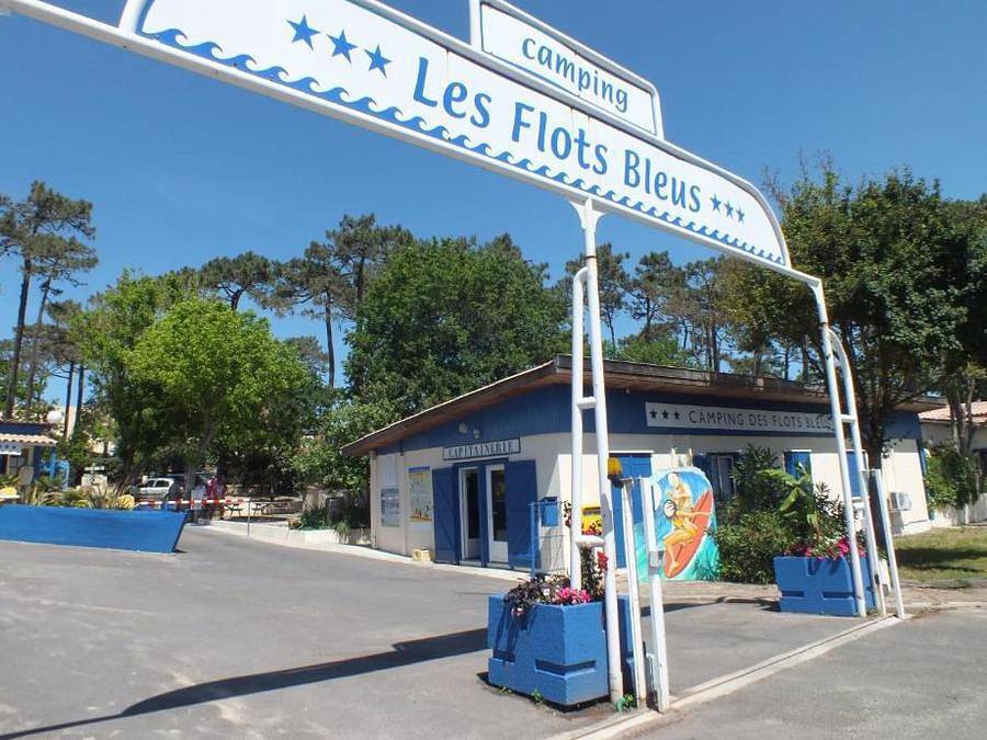 Camping de la Dune "Les Flots Bleus" - Mobilhome 4 personnes - Mobile-Home "Boheme" 2 chb. 4 pl. in Dune du Pilat, Côte d’Argent