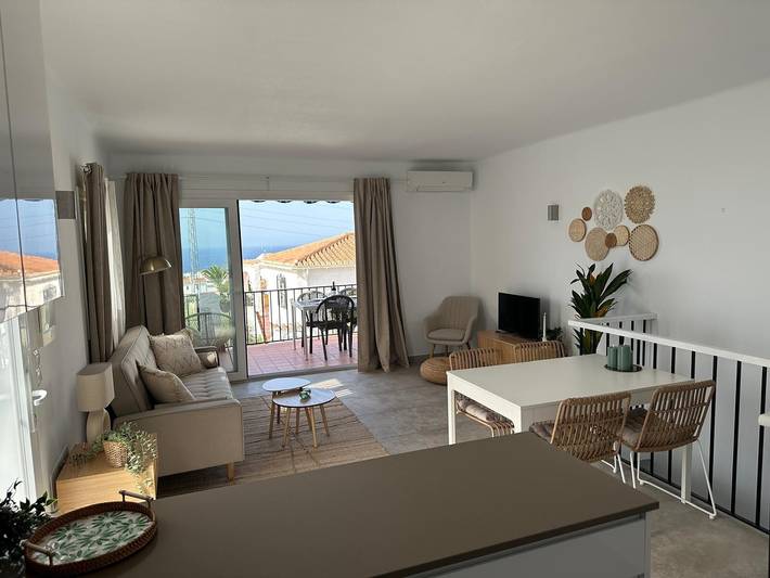Ferienhaus 'Los Naranjos' mit Gemeinschaftspool, WLAN und Klimaanlage in Senorio de Capistrano, Nerja