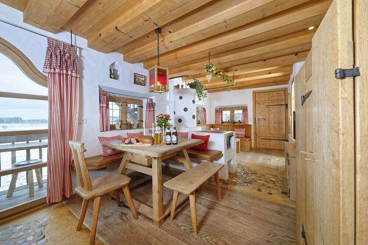 Ferienwohnung für 3 Personen, mit Garten und Sauna sowie Balkon in Eggstätt