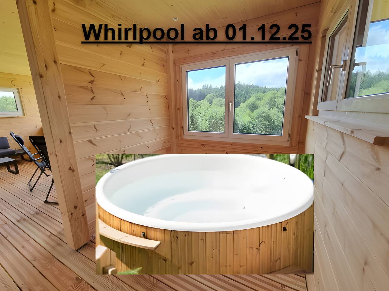 Ferienhaus 'Mettmapark - Charlet 2' mit Bergblick, privater Terrasse und Wlan in Grafenhausen, Südschwarzwald