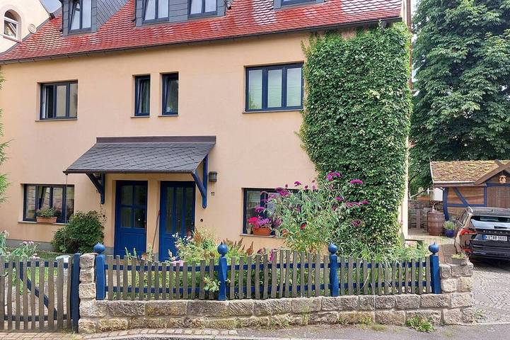 Ferienhaus für 6 Personen, mit Balkon und Garten in Laubegast