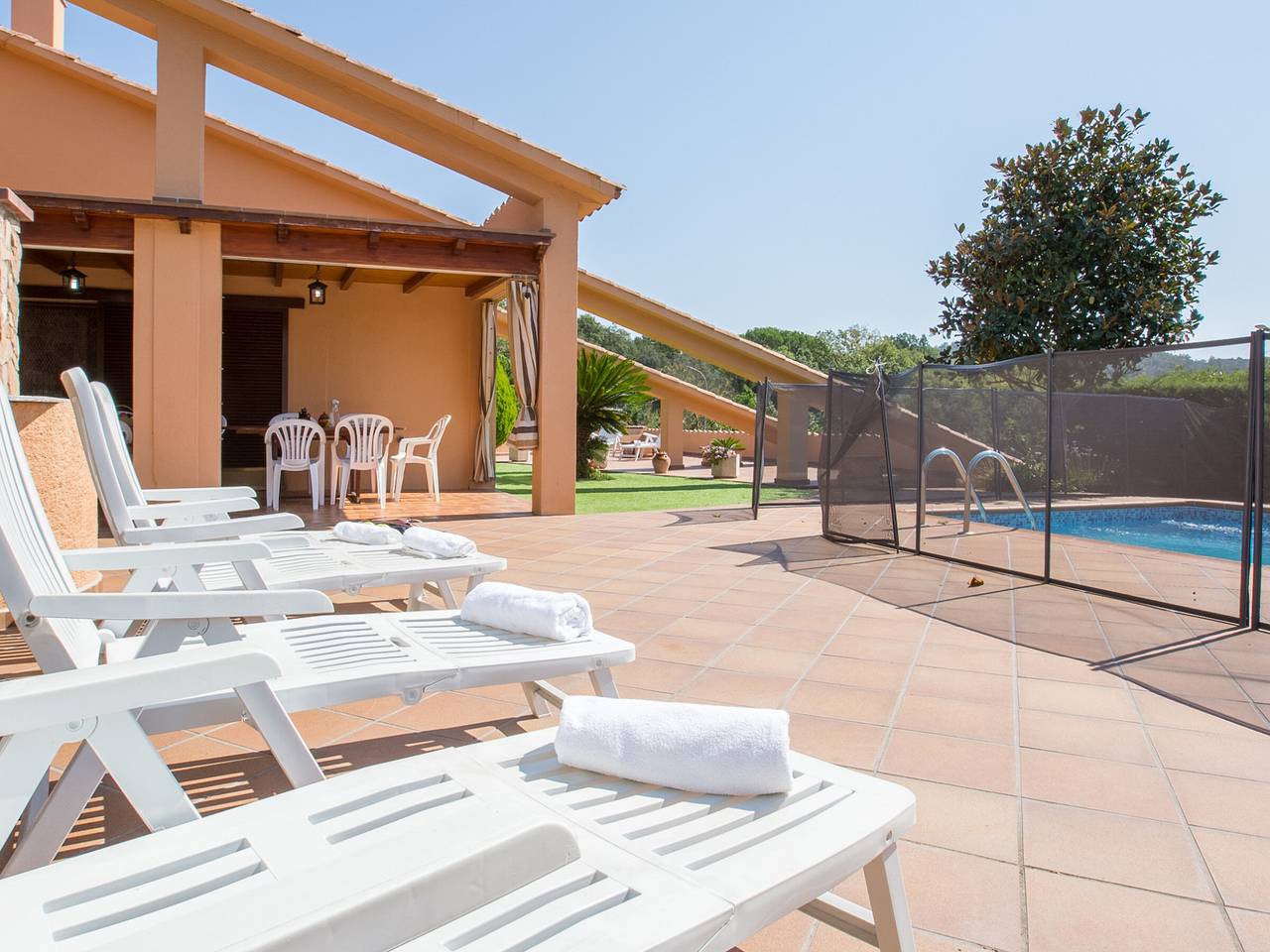 Villa con piscina privada y Wifi para 14 personas cerca de Lloret de Mar in Vidreras, Costa Brava