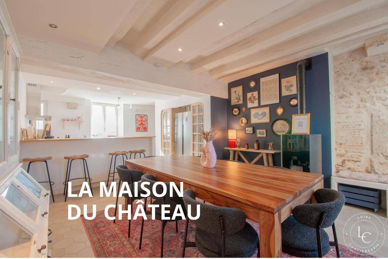 Maison raffinée 4 étoiles - Terrasse et Accès train Paris in Meung-sur-Loire, Vallée de la Loire