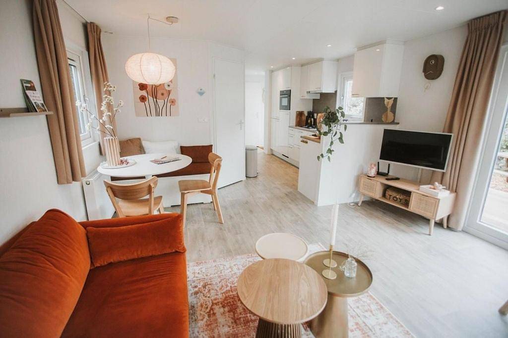 Romantisch boshuisje met privé buitenbad in Nunspeet, Veluwe