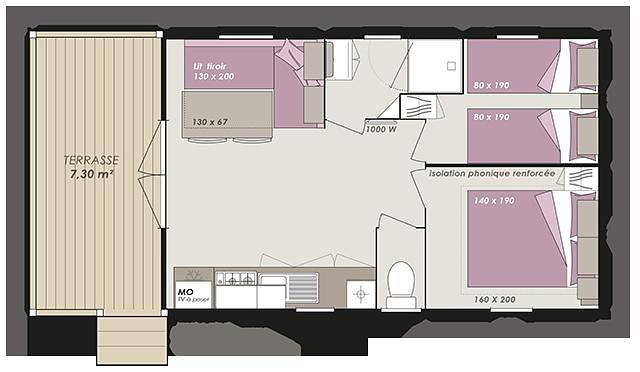 Ferienhaus für 5 Personen, mit Garten, mit Haustier in Uckermark - 2