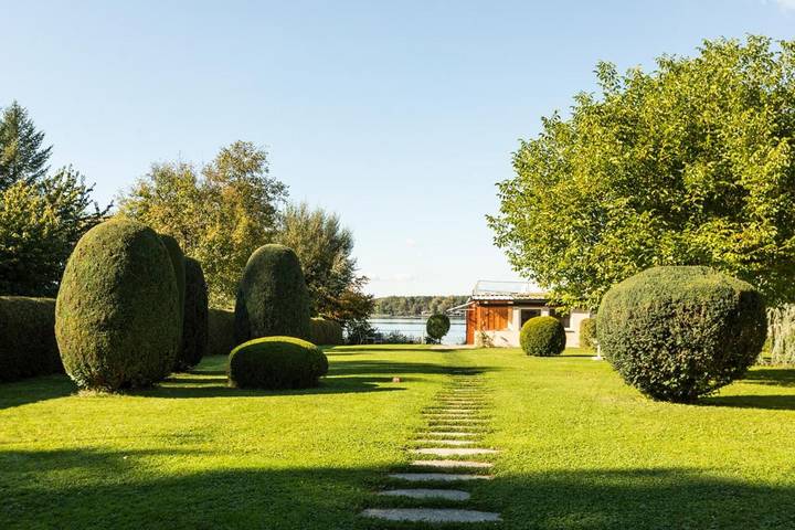 Vakantiewoning voor 2 personen, with Terras and Tuin as well as Uitzicht op het meer and Uitzicht aan de Scharmützelsee