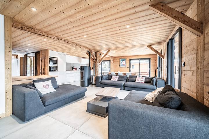 Appartement de vacances pour 8 personnes, avec balcon à Chatel