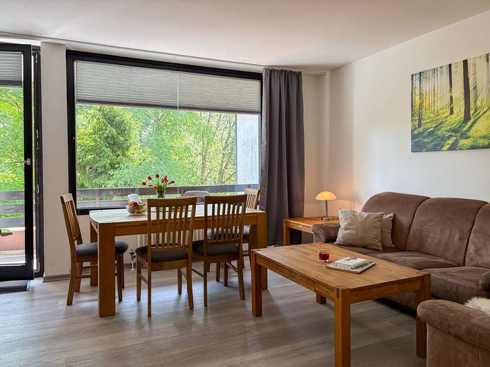 Ferienhaus für 4 Personen, mit Balkon und Balkon/Terrasse sowie Sauna