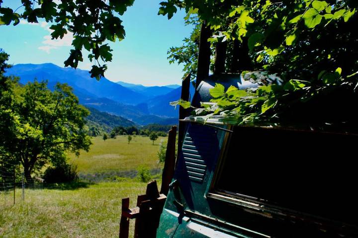 Camping pour 3 personnes, avec jardin et vue