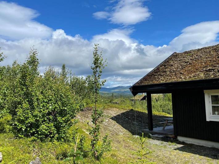 Ferienhaus für 6 Personen, mit Terrasse und Sauna sowie Ausblick