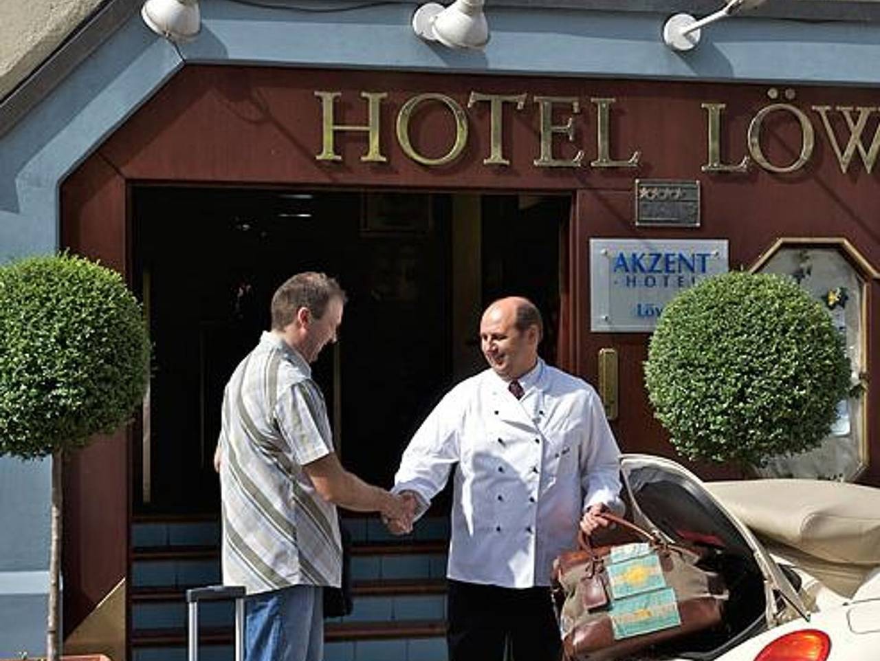 Akzent Hotel Löwen - Doppelzimmer Ortsseite in Region Bodensee-Oberschwaben