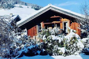 Gîte pour 4 personnes, avec jardin à Megève