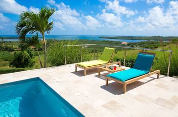 Villa pour 7 personnes, avec piscine ainsi que terrasse et jardin en Martinique