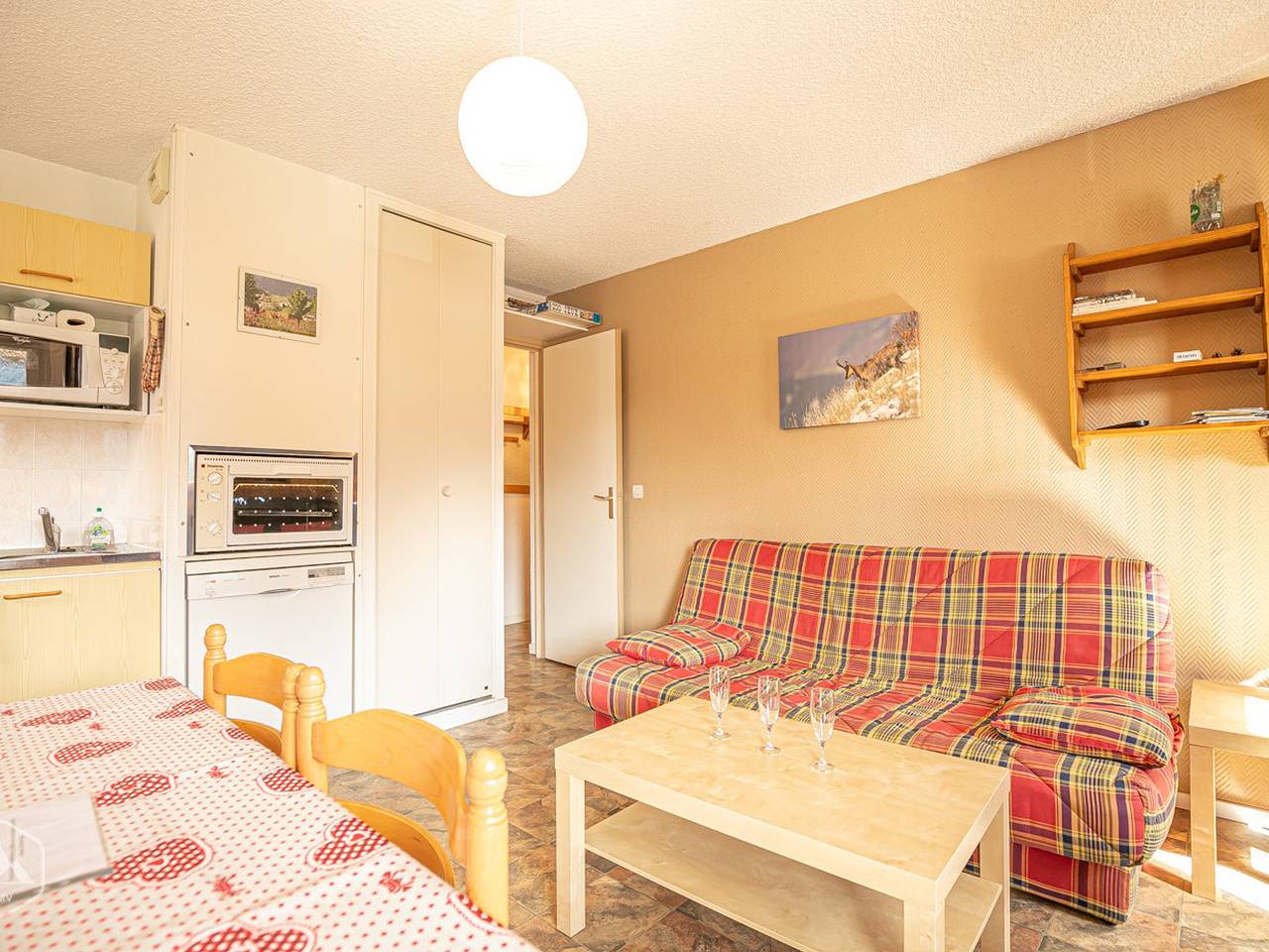Ganze Wohnung, Aussois: Gemütliche Wohnung für 4 mit Wlan, nahe Pisten und Freizeit in Aussois, Region Saint-Jean-de-Maurienne