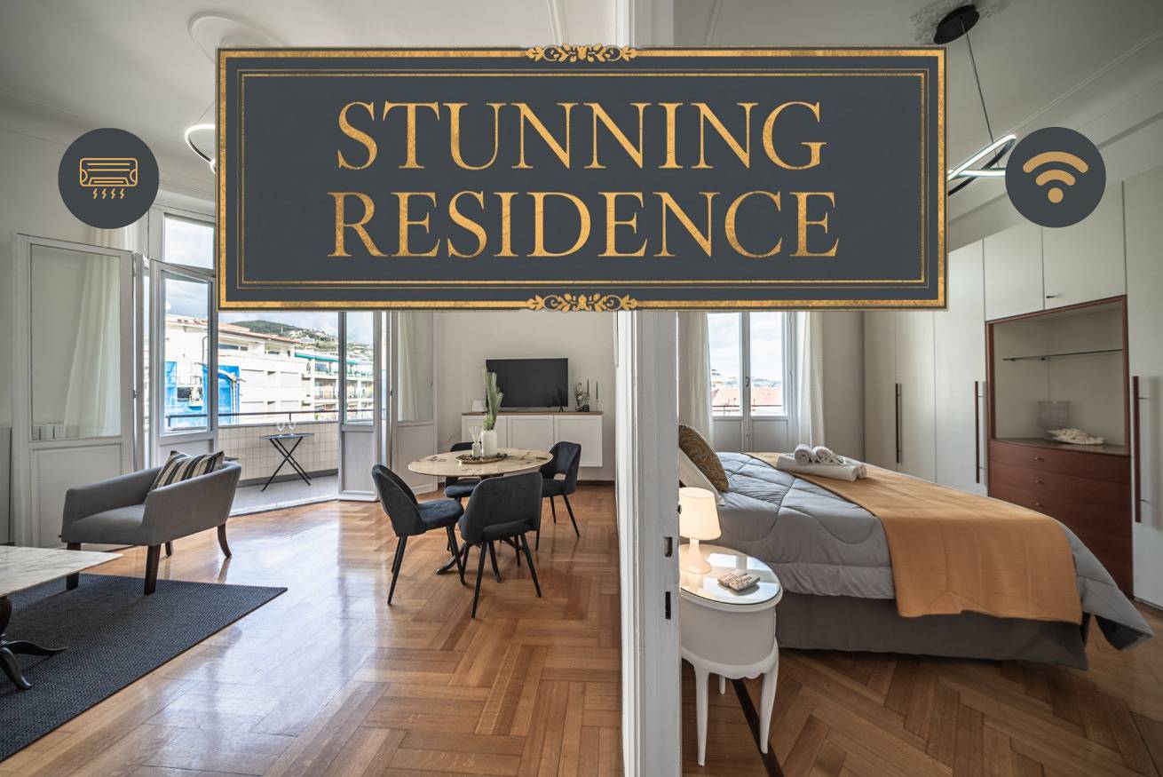 Appartamento intero, [Stunning Residence] Marina & City view • A/C in Sanremo, Comune di Sanremo