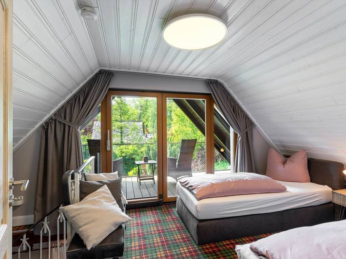 Ferienhaus für 4 Personen, mit Balkon und Terrasse sowie Garten und Sauna in Burg (Spreewald) - 4