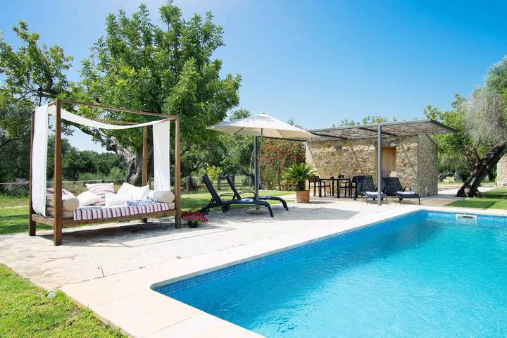 Finca für 8 Personen, mit Terrasse in Selva - 3