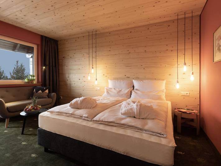 Hotel für 2 Personen, mit Balkon und Terrasse sowie Garten und Sauna